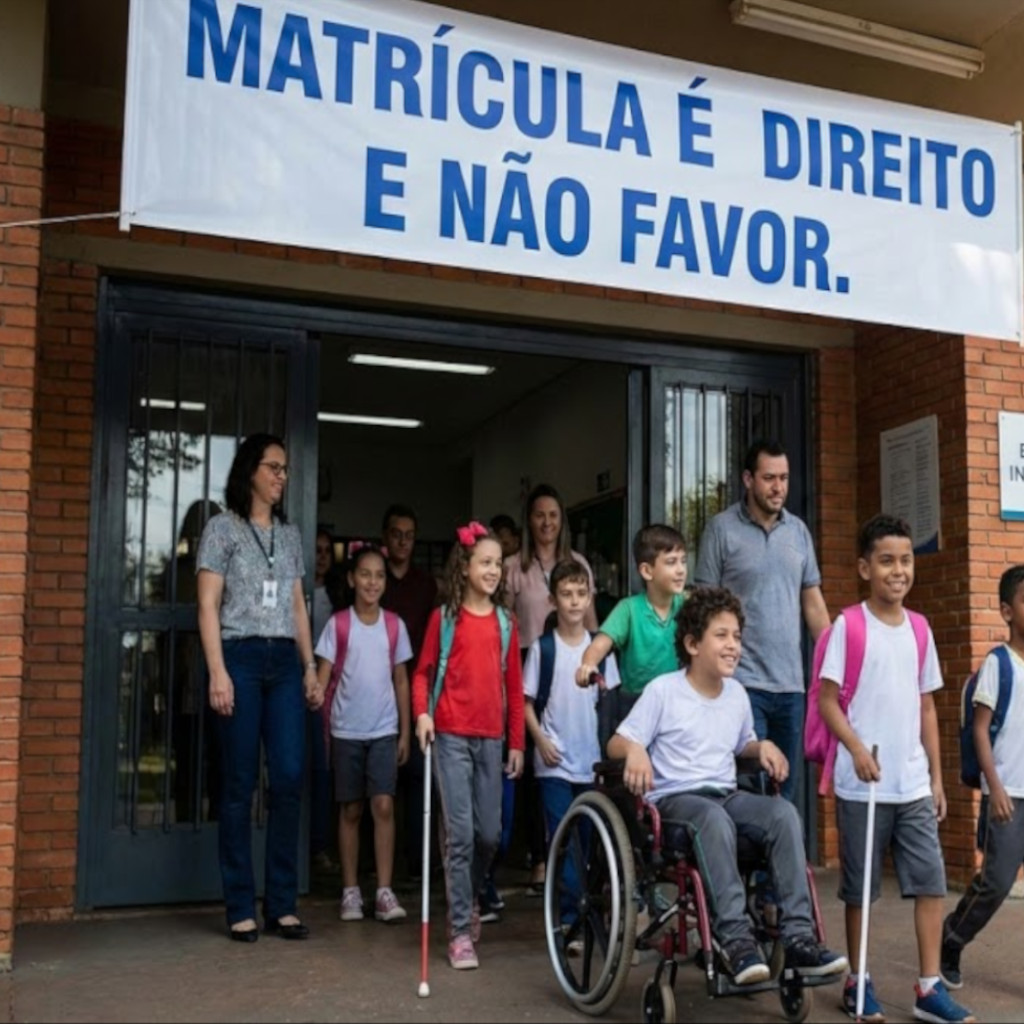 Matricula de pessoas com deficiência na escola